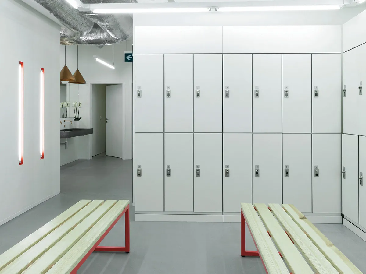 Kleedkamerlockers van Alsanit