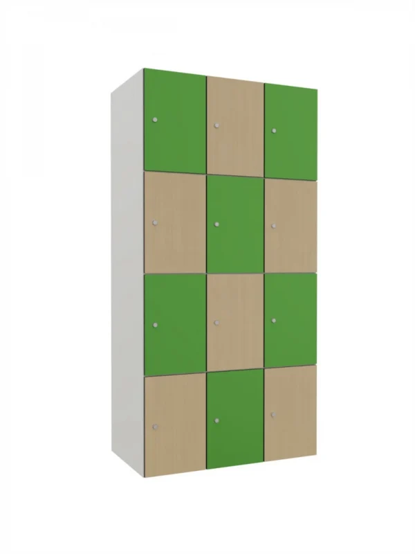 Modulaire metalen kast met HPL