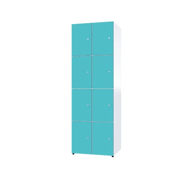 Modulaire metalen kast met HPL