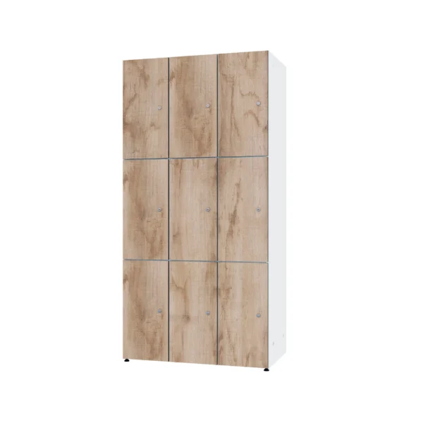 Modulaire metalen kast met HPL