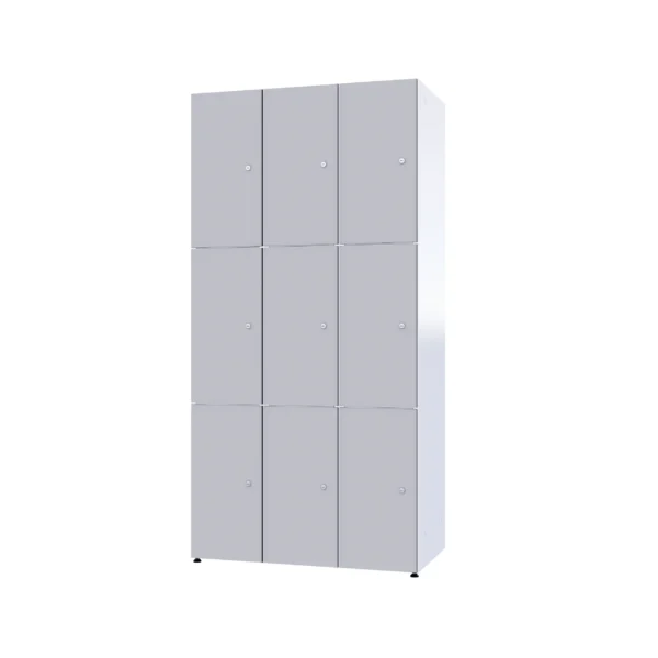 Modulaire metalen kast met HPL
