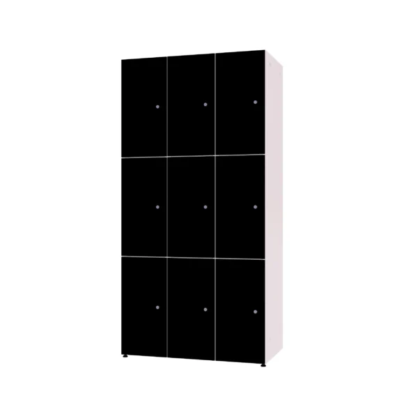 Modulaire metalen kast met HPL