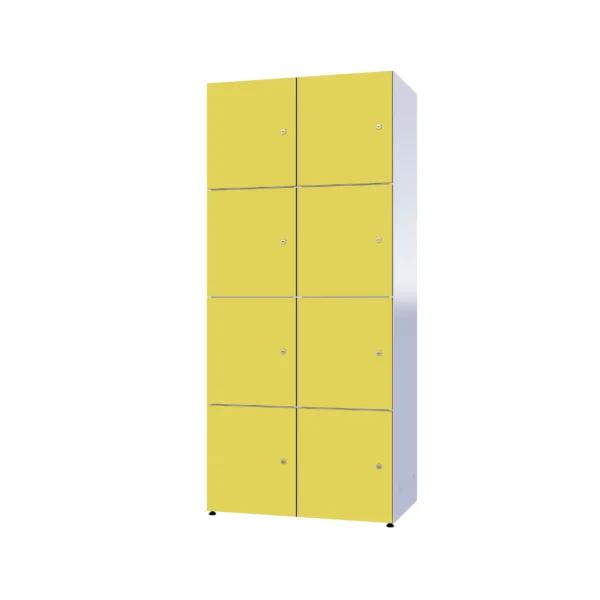 Modulaire metalen kast met HPL