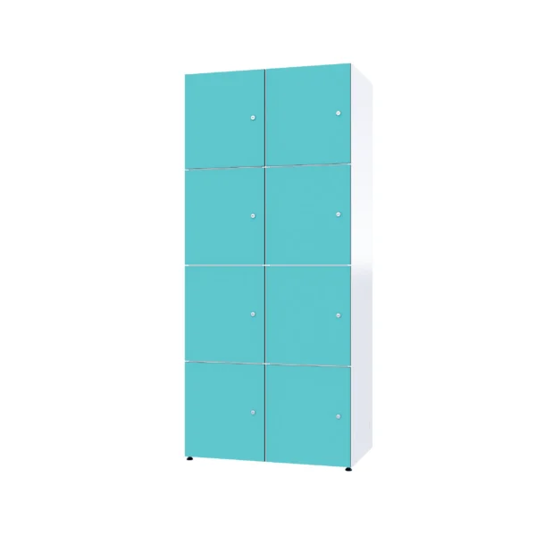 Modulaire metalen kast met HPL