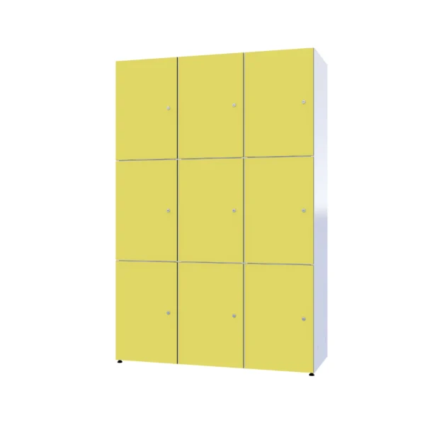 Modulaire metalen kast met HPL