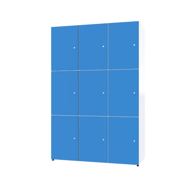 Modulaire metalen kast met HPL