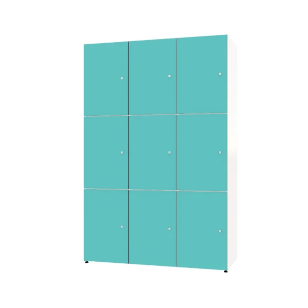 Modulaire metalen kast met HPL